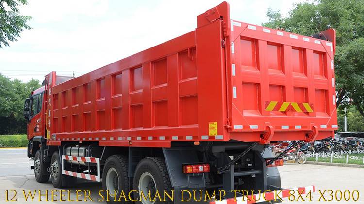12 Wheeler Shacman Dump Truck 8x4 X3000 for Sale in Senegal