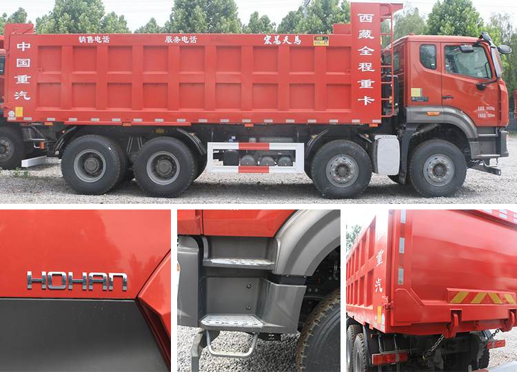 12 Wheels Dump Truck Used Sinotruk Hohan 8x4 for Sale in Libya