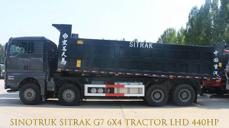 Sinotruk 2023 Sitrak G7 Used Dump Truck for Sale in China