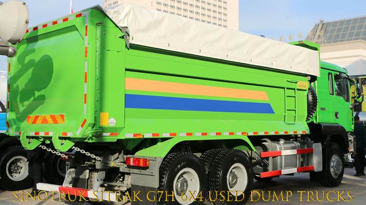 Sinotruk Sitrak G7h 10 Wheel Used Dump Trucks 25 Ton in Nigeria