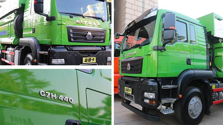 Sinotruk Sitrak G7h 10 Wheel Used Dump Trucks 25 Ton in Nigeria