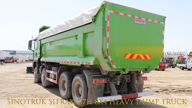 Sinotruk Sitrak G7h Used 12 Wheel 8x4 Heavy Dump Truck in Zambia