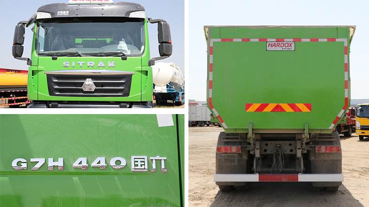 Sinotruk Sitrak G7h Used 12 Wheel 8x4 Heavy Dump Truck in Zambia