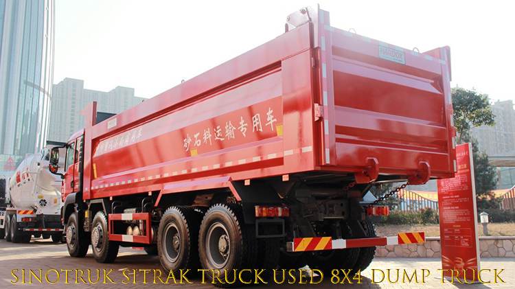Sinotruk Sitrak Truck Used 8x4 Dump Truck Price in India
