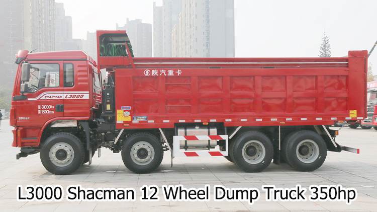 Old L3000 Shacman 12 Wheel Dump Truck for Sale in Guam