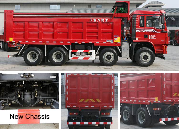 Old L3000 Shacman 12 Wheel Dump Truck for Sale in Guam