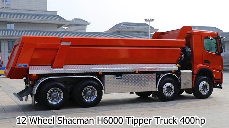 12 Wheel Shacman H6000 Tipper Truck for Sale in Kenya