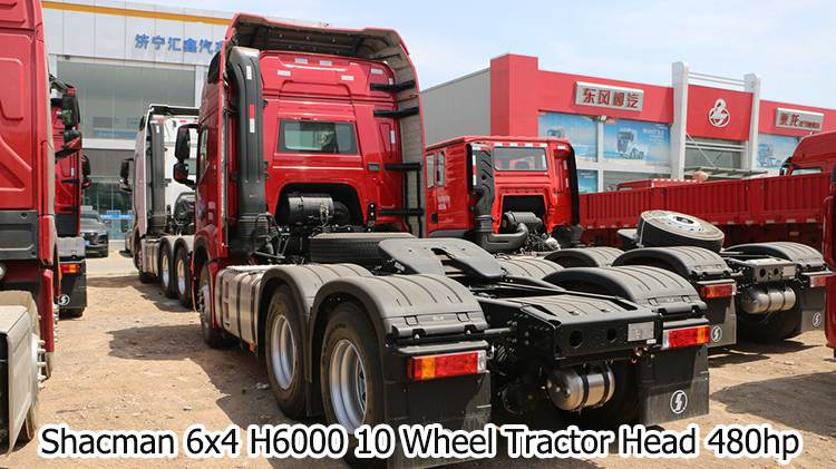 Used Shacman 6x4 H6000 10 Wheel Tractor Head Price in Sudan