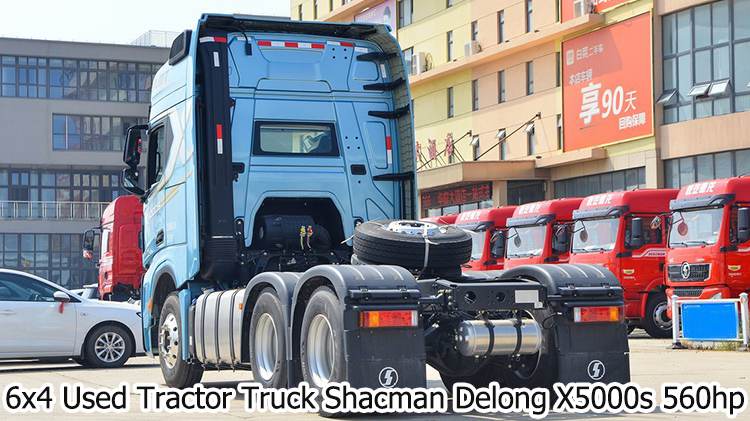 6x4 Used Tractor Truck Shacman Delong X5000s for Sale in Romania
