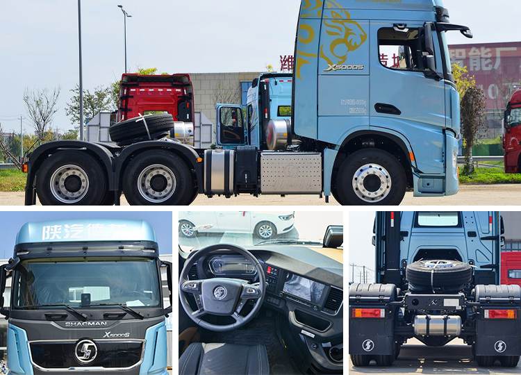6x4 Used Tractor Truck Shacman Delong X5000s for Sale in Romania