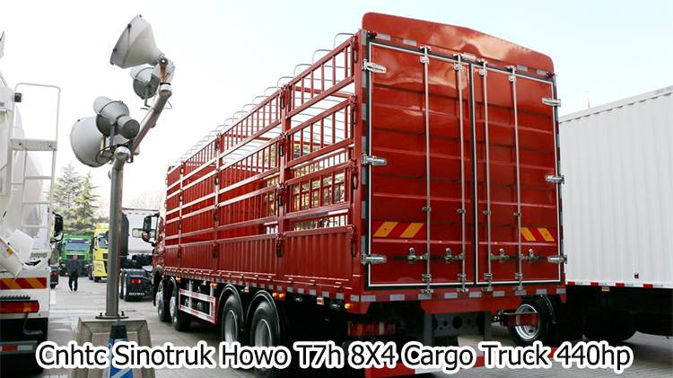 Cnhtc Sinotruk Howo T7h Used Cargo Truck for Sale in Guyana