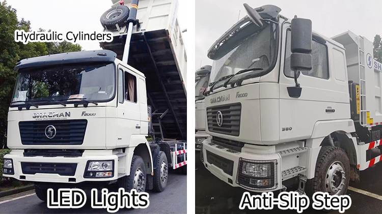 Old China Shacman F2000 6x4 Dump Truck Price