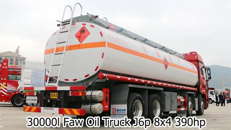 30000l Faw Oil Truck J6P for Sale in Tanzania