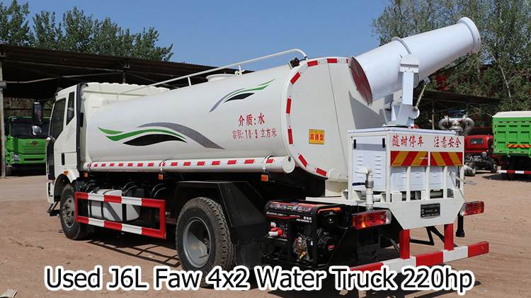 Used J6L Faw 4x2 Water Truck for Sale in Guinea