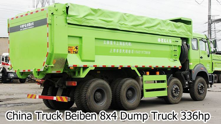 China Truck Beiben 8x4 Dump Truck for Sale in Zimbabwe