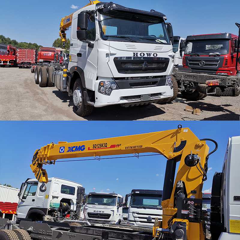 Sinotruk Howo Used Boom Trucks 6x4