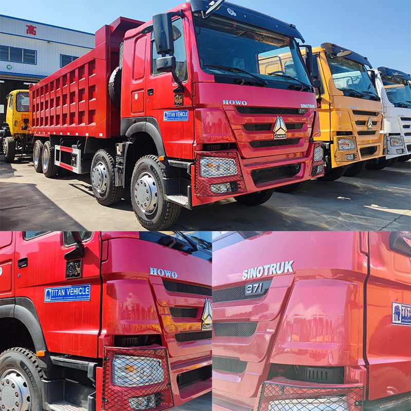 China Sinotruk Cnhtc Howo 8x4 4 Axle Dump Truck