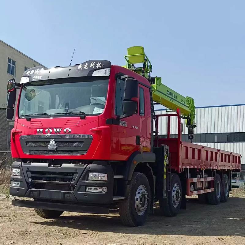 Sinotruk Tx 8x4 Second Hand Truck Mounted Cranes