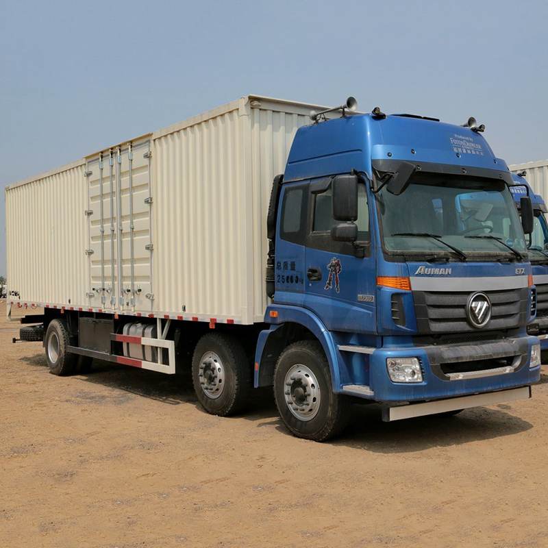 Used Foton 6x2 Cargo Truck Van 360hp