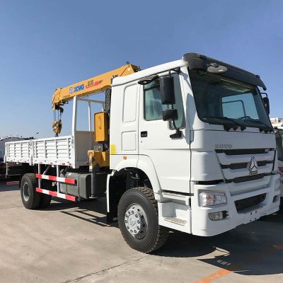 Used Crane Truck 10 Ton Howo 4x2 Truck Mounted Crane