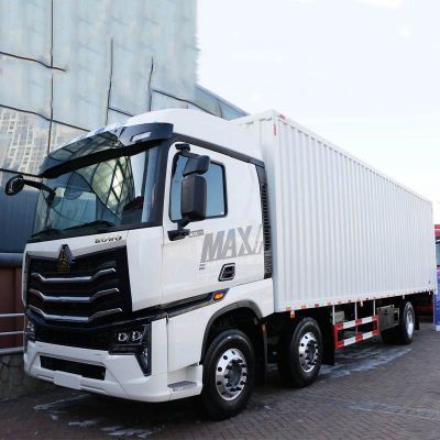 Used Howo Max Euro 2 Cargo Van Box Truck