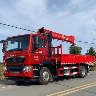 Second Hand Sinotruk Howo Tx7 8 Ton Crane Truck