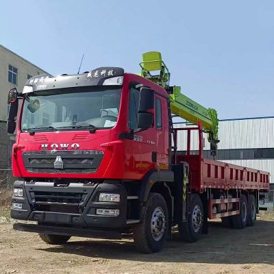 Sinotruk Tx 8x4 Second Hand Truck Mounted Cranes
