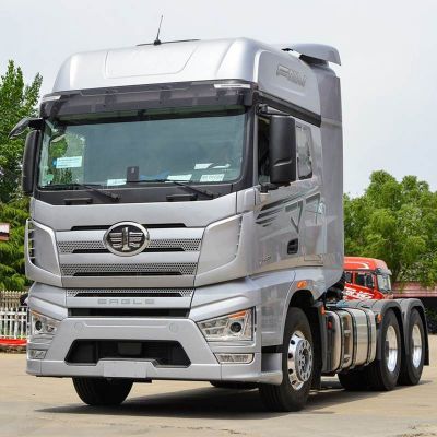 Euro 6 Used Faw Tractor Truck J7 6x4 620hp