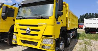 China Old Howo Tipper Truck 8x4 371hp